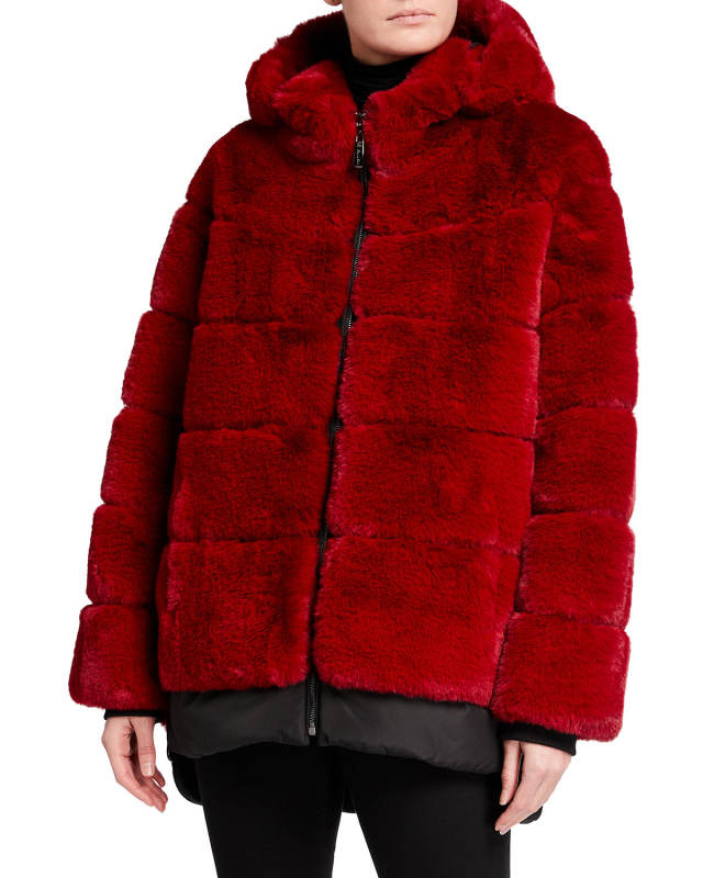 The Kaltag Faux-Fur Hooded Coat